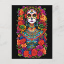 Search for day of the dead woman postcards Mexico