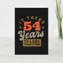 Search for 54th birthday cards Vintage