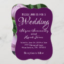 Search for ultra violet wedding invitations Floral