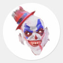 Search for clown face stickers Evil
