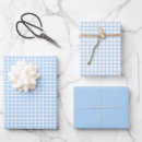Search for blue gingham wrapping paper Classic