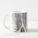 Search for fern leaves mugs Illustration