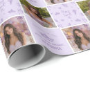 Search for sweet sixteen wrapping paper Purple