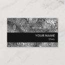 Search for black and silver chrome business cards Metal