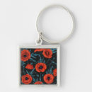 Search for blue black key rings Flower