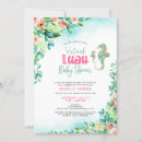 Search for seahorse baby shower invitations Tropical