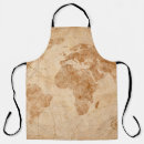 Search for vintage map aprons World