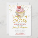 Search for love is sweet bridal shower invitations Watercolor