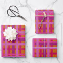 Search for purple plaid wrapping paper Trendy