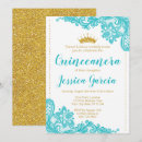 Search for aqua quinceanera invitations Mis quince anos