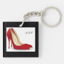 Search for stilettos key rings Girly