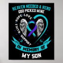 Search for my son posters Well being initiatives