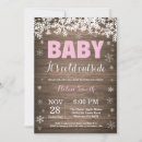 Search for winter baby shower invitations Snowflake