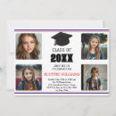 Search for red white and blue graduation invitations College
