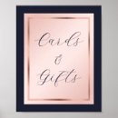 Search for navy and rose gold wedding posters Script