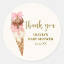 Search for ice cream thank you stickers Elegant