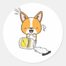 Search for funny corgi stickers Puppy