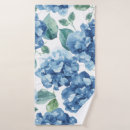 Search for hydrangea bath towels Watercolor