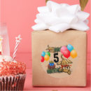 Search for birthday boy 5 stickers 5 years old