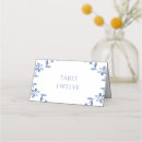 Search for blue and white place cards Contemporary