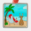 Search for beach santa christmas tree decorations Florida