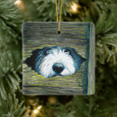 Search for old english sheepdog christmas tree decorations Pet