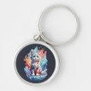Search for fantasy round key rings Animals