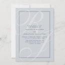 Search for simple monogram wedding invitations Minimal