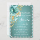 Search for teal and gold quinceanera invitations Glitter
