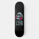 Search for blue skull skateboards Black