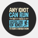 Search for funny running stickers Marathon