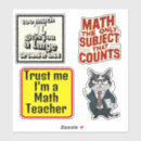 Search for math fun stickers Mathematics
