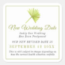 Search for palm wedding stickers Green