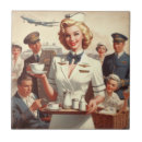 Search for airplane tiles Flight attendant