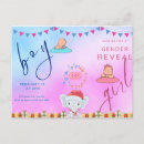 Search for gender reveal party postcards invitations