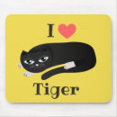 Search for my love mousepads Black