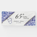 Search for 65th birthday banners Blue