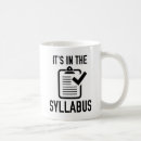 Search for syllabus mugs Funny