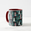 Search for festive new year mugs Christmas pattern