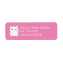 Search for kitten return address labels Girl