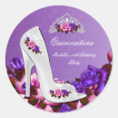 Search for purple princess stickers Quinceanera