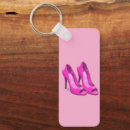 Search for high heeled shoes key rings Pink
