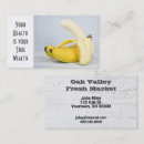 Search for banana business cards Fruit