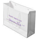 Search for purple gift bags Girly