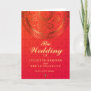 Search for red and gold wedding programs Damask