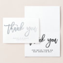 Search for real foil thank you cards Simple
