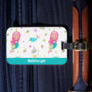 Search for kids luggage tags Mermaid