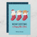 Search for cat pun christmas cards Funny