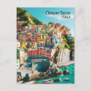 Search for cinque terre postcards Italian riviera