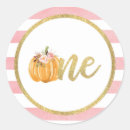 Search for pink pumpkin stickers Pumpkin first birthday